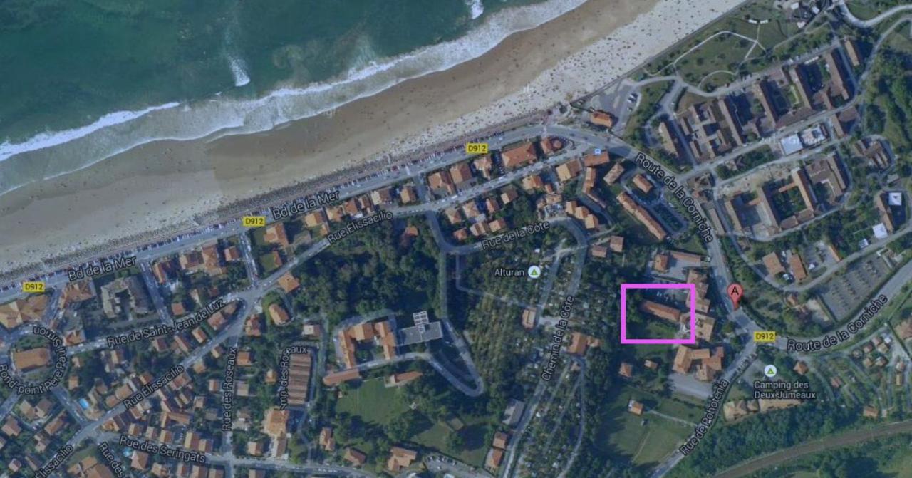 Appartement lumineux, avec balcon, à 200m de la plage Hendaye Extérieur photo